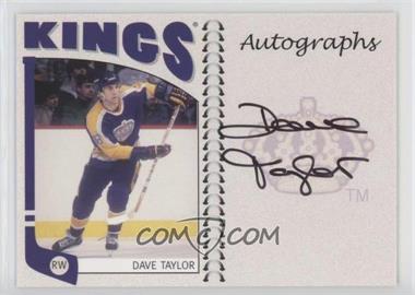 2004-05 In the Game Franchises US West Edition - Autographs #A-DTA - Dave Taylor