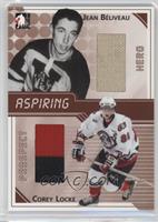 Jean Beliveau, Corey Locke #/50