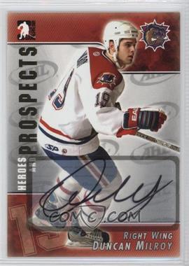 2004-05 In the Game Heroes and Prospects - Autographs #A-DM - Duncan Milroy