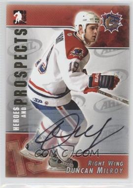 2004-05 In the Game Heroes and Prospects - Autographs #A-DM - Duncan Milroy