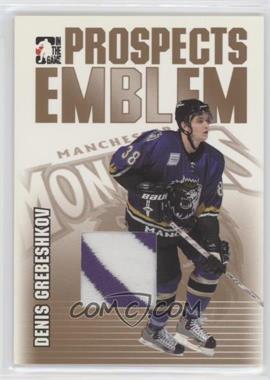 2004-05 In the Game Heroes and Prospects - Emblem - Gold #GUE-37 - Denis Grebeshkov /10