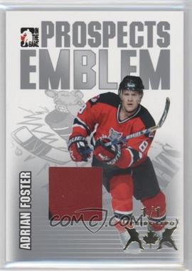 2004-05 In the Game Heroes and Prospects - Emblem - Silver Spring Expo #GUE-8 - Adrian Foster /1
