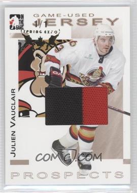 2004-05 In the Game Heroes and Prospects - Game-Used Jersey - Gold Spring Expo #GUJ-38 - Julien Vauclair /1