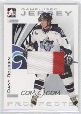 2004-05 In the Game Heroes and Prospects - Game-Used Jersey - Silver #GUJ-65 - Dany Roussin /90