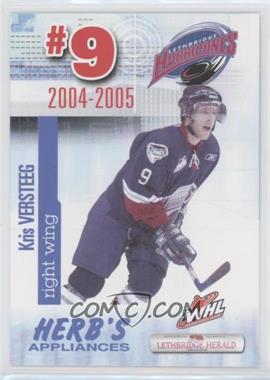 2004-05 Lethbridge Hurricanes Team Issue - [Base] #_KRVE - Kris Versteeg