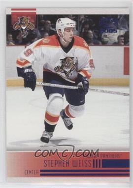 2004-05 Pacific - [Base] - Blue Ice #117 - Stephen Weiss /250