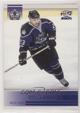 2004-05 Pacific - [Base] - Blue Ice #119 - Dustin Brown /250