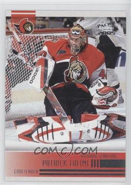 2004-05 Pacific - [Base] #186 - Patrick Lalime