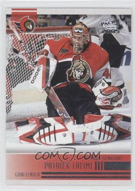 2004-05 Pacific - [Base] #186 - Patrick Lalime