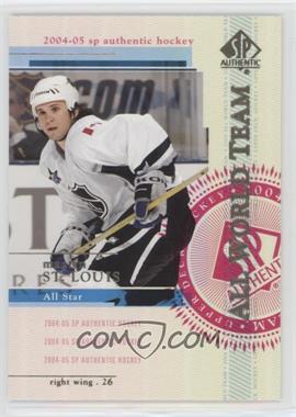 2004-05 SP Authentic - [Base] #115 - All World Team - Martin St. Louis