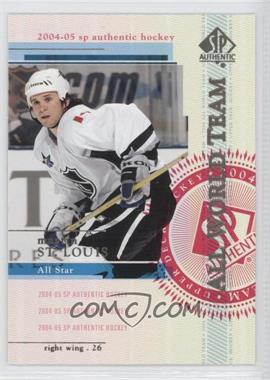 2004-05 SP Authentic - [Base] #115 - All World Team - Martin St. Louis
