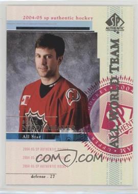 2004-05 SP Authentic - [Base] #123 - All World Team - Scott Niedermayer