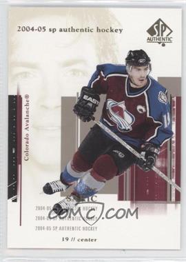 2004-05 SP Authentic - [Base] #22 - Joe Sakic