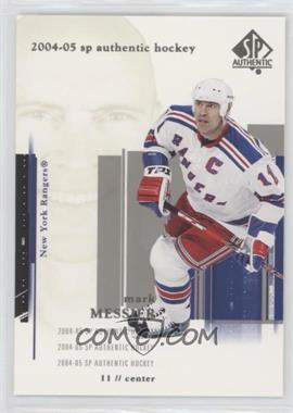 2004-05 SP Authentic - [Base] #56 - Mark Messier