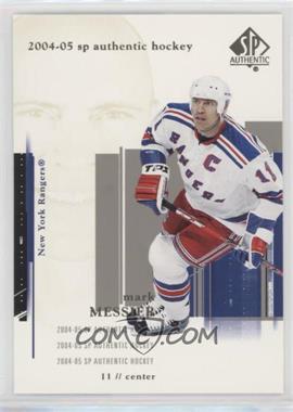 2004-05 SP Authentic - [Base] #56 - Mark Messier