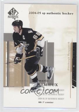 2004-05 SP Authentic - [Base] #72 - Mario Lemieux