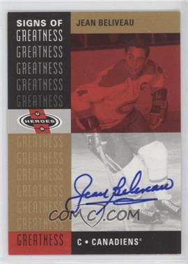 2004-05 SP Authentic - Buyback Autographs #JB - Jean Beliveau