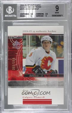 2004-05 SP Authentic - Rookie Redemptions #RR5 - Dion Phaneuf /399 [BGS 9 MINT]