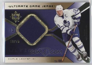 2004-05 Ultimate Collection - Ultimate Game Jersey - Limited #UGJ-SU - Mats Sundin /75