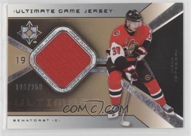 2004-05 Ultimate Collection - Ultimate Game Jersey #UGJ-JS.1 - Jason Spezza /250