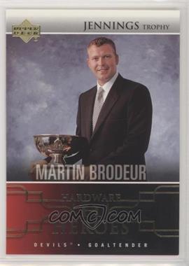 2004-05 Upper Deck - Hardware Heroes #AW12 - Martin Brodeur