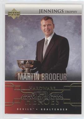 2004-05 Upper Deck - Hardware Heroes #AW12 - Martin Brodeur