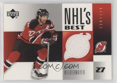 2004-05 Upper Deck - NHL's Best #NB-SN - Scott Niedermayer