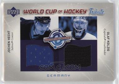 2004-05 Upper Deck - World Cup of Hockey Tribute #WC-JH/OK - Olaf Kolzig, Jochen Hecht