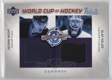 2004-05 Upper Deck - World Cup of Hockey Tribute #WC-JH/OK - Olaf Kolzig, Jochen Hecht