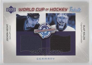 2004-05 Upper Deck - World Cup of Hockey Tribute #WC-JH/OK - Olaf Kolzig, Jochen Hecht