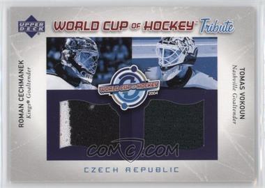 2004-05 Upper Deck - World Cup of Hockey Tribute #WC-RC/TV - Roman Cechmanek, Tomas Vokoun