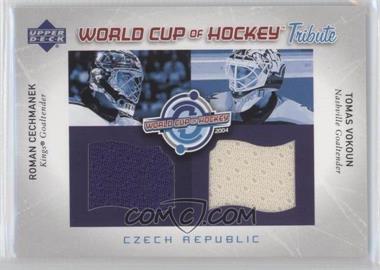 2004-05 Upper Deck - World Cup of Hockey Tribute #WC-RC/TV - Roman Cechmanek, Tomas Vokoun