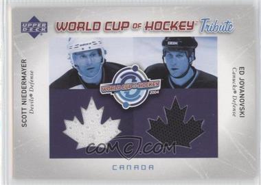 2004-05 Upper Deck - World Cup of Hockey Tribute #WC-SN/EJ - Ed Jovanovski, Scott Niedermayer
