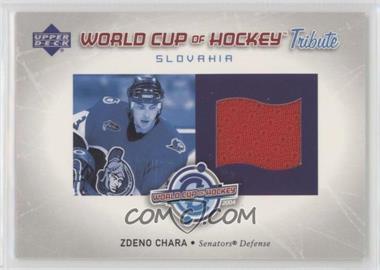 2004-05 Upper Deck - World Cup of Hockey Tribute #WC-ZC - Zdeno Chara