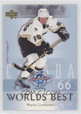 2004-05 Upper Deck - World's Best #WB5 - Mario Lemieux