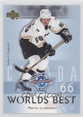 2004-05 Upper Deck - World's Best #WB5 - Mario Lemieux