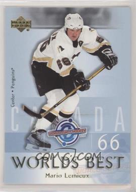 2004-05 Upper Deck - World's Best #WB5 - Mario Lemieux