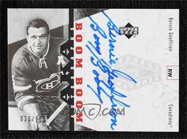 2004-05 Upper Deck Legendary Signatures - AKA Autographs #AKA-GE - Bernie Geoffrion /100