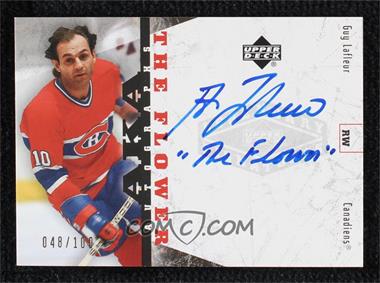 2004-05 Upper Deck Legendary Signatures - AKA Autographs #AKA-GL - Guy Lafleur /100