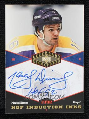 2004-05 Upper Deck Legendary Signatures - HOF Induction INKS #HOF-MD - Marcel Dionne /92