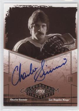 2004-05 Upper Deck Legendary Signatures - Signatures #CS - Charlie Simmer