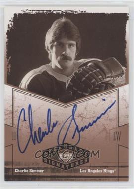 2004-05 Upper Deck Legendary Signatures - Signatures #CS - Charlie Simmer