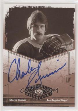 2004-05 Upper Deck Legendary Signatures - Signatures #CS - Charlie Simmer