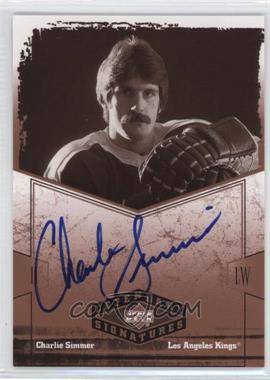 2004-05 Upper Deck Legendary Signatures - Signatures #CS - Charlie Simmer