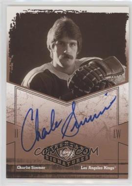 2004-05 Upper Deck Legendary Signatures - Signatures #CS - Charlie Simmer