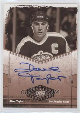 2004-05 Upper Deck Legendary Signatures - Signatures #DT - Dave Taylor