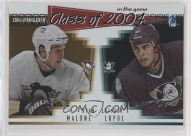 2004 In the Game Spring Expo - Class of 2004 #3 - Ryan Malone, Joffrey Lupul, Joakim Lundstrom