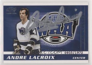 2004 Pacific WHA Autographs - [Base] #_ANLA - Andre Lacroix /1972