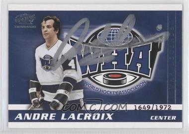 2004 Pacific WHA Autographs - [Base] #_ANLA - Andre Lacroix /1972