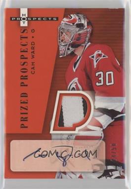 2005-06 Fleer Hot Prospects - [Base] - Red Hot #227 - Prized Prospects - Cam Ward /50